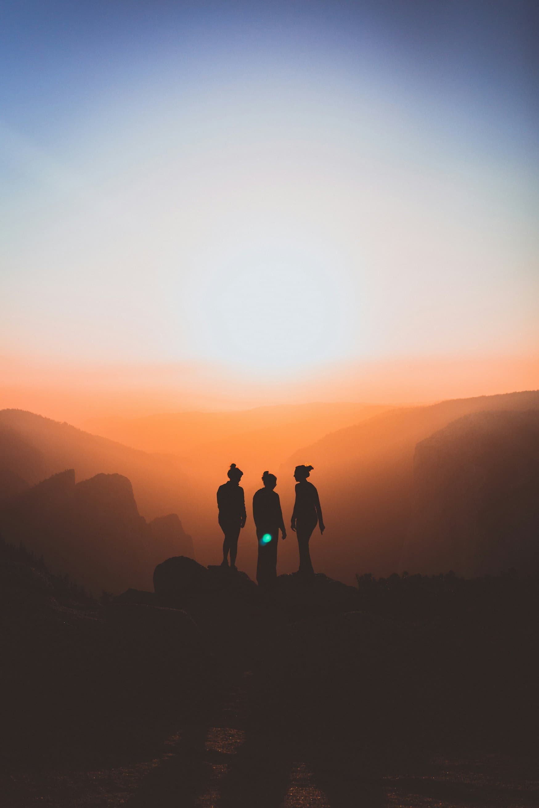 Women in the sun