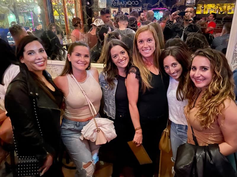 Group of women smiling